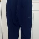 FIGS Navy High Waisted Uman Relaxed Petite Jogger Scrub Pants Photo 3