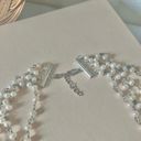 American Vintage Vintage “Cosette” 925 Sterling Silver Pearl Necklace 16” Four Strand Classic Photo 4