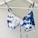 Aeropostale Tiedye Blue Bikini Top Photo 1