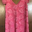 BB Dakota Pink Lace Shift Dress Photo 1