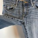 Abercrombie & Fitch  Distressed Mid Rise Bootcut Blue Ripped Jeans Size 24 Photo 5