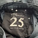 One Teaspoon  Awesome Baggies Black Distressed Jeans Size 25 Photo 7