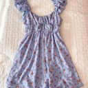 Altar'd State Altar’d State Blue Floral Beth Mini Dress Size Small Photo 0