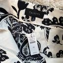 Talbots NWT Black & White Floral Abstract Chic Midi Skirt Photo 6