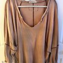 Free People NWOT  Wish I Knew Pullover Size Medium Slouchy Oversized Lagenlook Photo 0