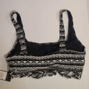 NWT! Mossimo Black White Crochet Knotted Bralette Bikini Top L Size L Photo 8