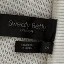 Sweaty Betty  Women’s Small White Enliven Pullover Mesh Knit Tunic Photo 5