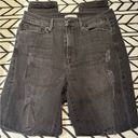 Good American  Good Waist Distressed Faded Black Jeans Size 28 Photo 3