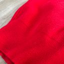 Polo Cherry Red V Neck Red  Rib Knit Photo 2