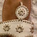 Jack Rogers Jack Roger Sandals White And Gold Photo 2