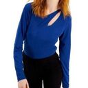 City Chic Womens Studio by JPR Cutout Royal Blue  Top - Sz S Photo 0