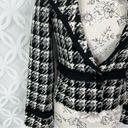 White House | Black Market   Size 0 Black Houndstooth Blazer NWT $148 Photo 2