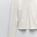 ZARA Nwt Ribbed Cropped Turtleneck Sweater Top Blouse Photo 5