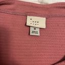 A New Day Pink Ribbed Sweatshirt Photo 1