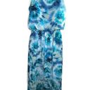 Emma & Michele  Blues Tie Dye Sleeveless Maxi S Photo 0