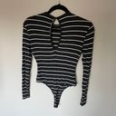 American Apparel Striped Body Suit Photo 1