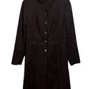 White House | Black Market WHBM Faux Leather-Trim Military Coat Photo 0