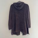 Barefoot Dreams  Cozychic Lite Knit Hooded Cardigan Brown Photo 6