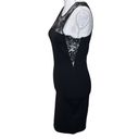 Michelle Mason  Womens Lace Inset Mini Bodycon Dress Sleeveless Size Small Photo 5