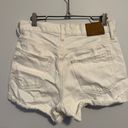 Aeropostale White Denim Shorts Photo 1