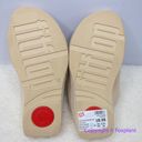 FitFlop New!  shuv Two-Bar Shearling-lined Suede Slides in rose cream, size 5 Photo 9