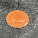 Dooney & Bourke  Hobo Bag Pebbled Leather Black And Tan Shoulder Bag Photo 2