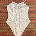 One Piece VINTAGE WHITE LACE BRIDAL SEXY LINGERIE BODYSUIT  Photo 0