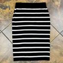 New York & Co. Stripped Knee Length Pencil Skirt Medium Photo 7