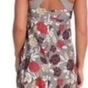 Patagonia  Morning Glory Gray Floral Print Strappy Cross Back Shelf Bra Dress S Photo 1