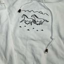 Christopher & Banks Vintage Horsegirl White Denim Jacket Embroidered Cropped  Photo 2