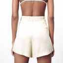 ZARA soft gold satin effect pleated shorts never worn Photo 1