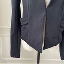 Stoosh  Black Blazer Jacket Front Hook Pockets L Photo 3