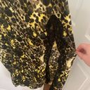 Urban Outfitters  Midi Skirt - Leopard Print Lace Trim Side Slit Photo 4