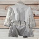 BCBGMAXAZRIA  Bronnen White Military Open Back Jacket size Small Photo 2