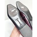 PARKE Marion  Shoes Womens Size 6.5US Python Snakeskin Loafers Purple Black Photo 10