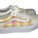 Vans NEW  Old Skool Stackform Pastel Picnic Plaid Platform Womens 8.5 Photo 1