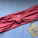 Free People Stone Fox Swim x  Lele Top in Astro Dust Red Strapless Bandeau NWT M Photo 5