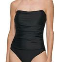 DKNY Bandeau Maillot One Piece Swimsuit Photo 0