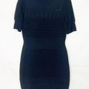 Jason Wu Grey  Pullover Black Short Sleeve Bodycon Black Knit Dress Size Small Photo 0