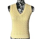 Brandy Melville  Womens Sweater Vest One Size Yellow V neck Photo 0