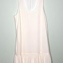 Joie  Ori D Silk Drop Waist Tank Dress in Cream Size S Photo 10