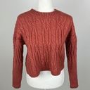 The Moon  & Madison Cable Knit Cropped Sweater Size XS Photo 0