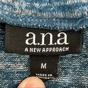 a.n.a  turquoise lightweight knit sweater size medium Photo 5