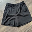 ZARA  High-Waisted Shorts w/ Pockets and stretch waist Black Small Photo 0