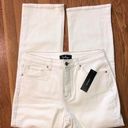 Lulus NWT  Janine Ivory High Waist Crop Jean Photo 4