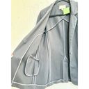 Elizabeth and James  Notch Lapel Button Front Blazer Jacket Black Women's US 6 Photo 5