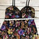 Xhilaration 💛 Black Floral Mini dress Size L Photo 8