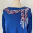 Bob Mackie Vintage Embroidered Embellished Sweater Photo 5