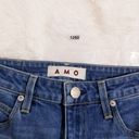 Vintage Blue AMO Tie Ankle Jeans Medium  Denim Photo 3