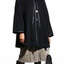 Rebecca Taylor  Black Oversized Wool Shirt Coat 0 Photo 0